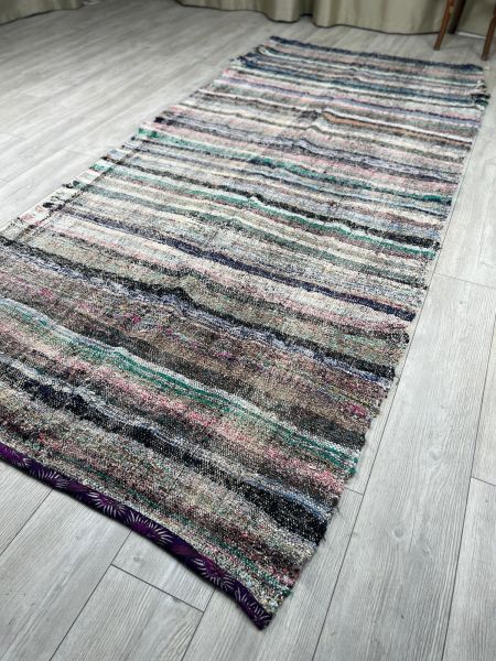 El Dokumasi Halı Kilim Yolluk Paspas Ölçü 302X134 Cm