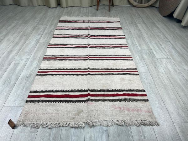 El Dokumasi Halı Kilim Yolluk Paspas Ölçü 251X122 Cm