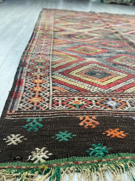 El Dokumasi Halı Kilim Yolluk Paspas Ölçü 171X160 Cm