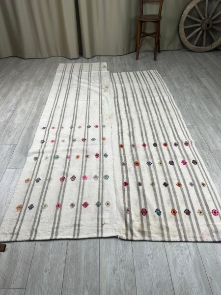 El Dokumasi Halı Kilim Yolluk Paspas 295-258X151 Cm