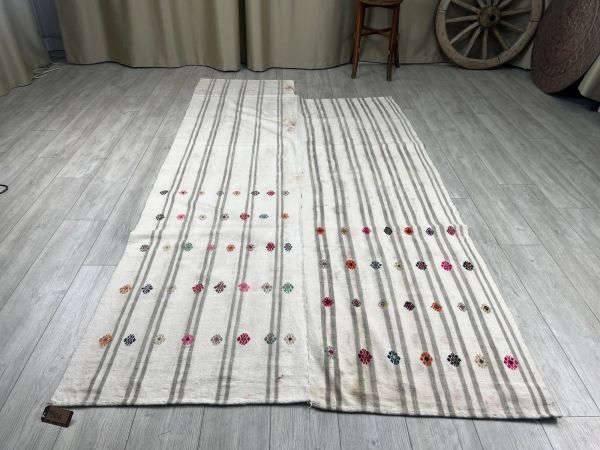 El Dokumasi Halı Kilim Yolluk Paspas 295-258X151 Cm