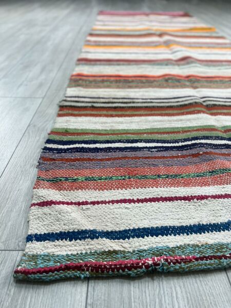 El Dokumasi Halı Kilim Yolluk Paspas Ölçü 244X84 Cm
