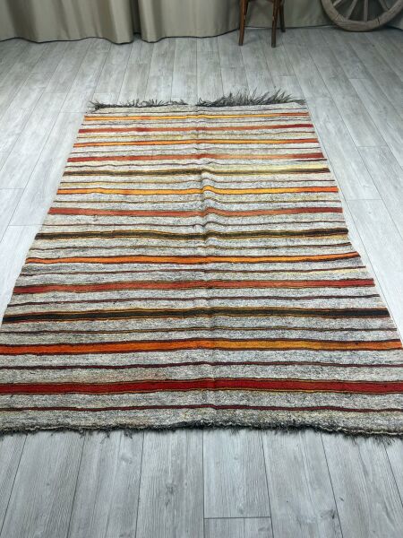 El Dokumasi Halı Kilim Yolluk Paspas Ölçü 231X159 Cm