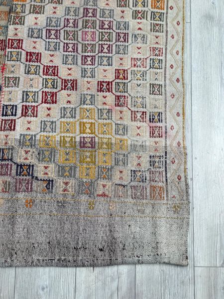 El Dokumasi Halı Kilim Yolluk Paspas Ölçü 242X131 Cm