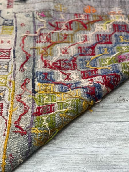 El Dokumasi Halı Kilim Yolluk Paspas Ölçü 242X131 Cm