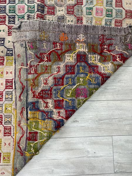 El Dokumasi Halı Kilim Yolluk Paspas Ölçü 242X131 Cm