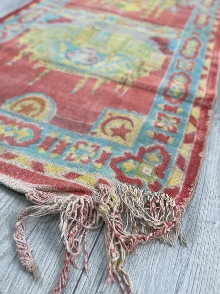 El Dokumasi Halı Kilim Yolluk Paspas Ölçü 136X67 Cm