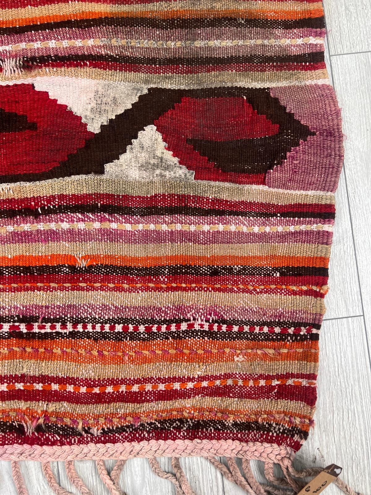 El Dokumasi Halı Kilim Yolluk Paspas Ölçü 180X100 Cm