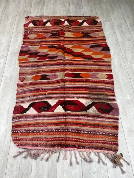 El Dokumasi Halı Kilim Yolluk Paspas Ölçü 180X100 Cm