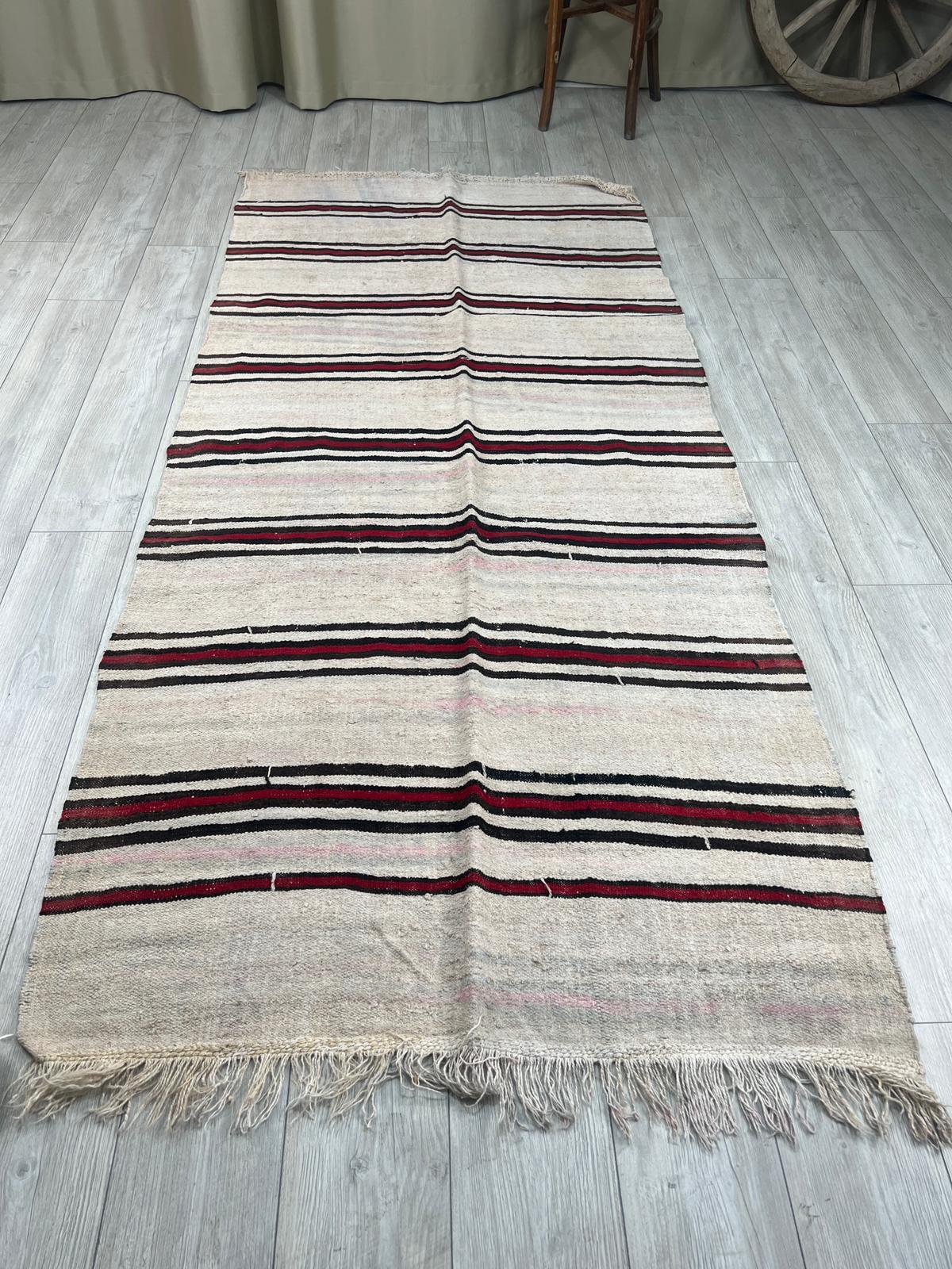 El Dokumasi Halı Kilim Yolluk Paspas Ölçü 268X121 Cm