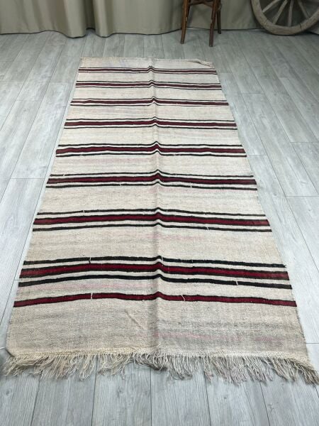 El Dokumasi Halı Kilim Yolluk Paspas Ölçü 268X121 Cm