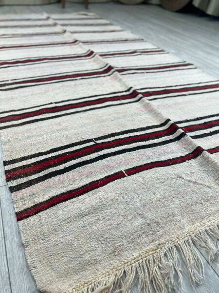 El Dokumasi Halı Kilim Yolluk Paspas Ölçü 268X121 Cm