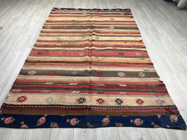 El Dokumasi Halı Kilim Yolluk Paspas Ölçü 271X171 Cm