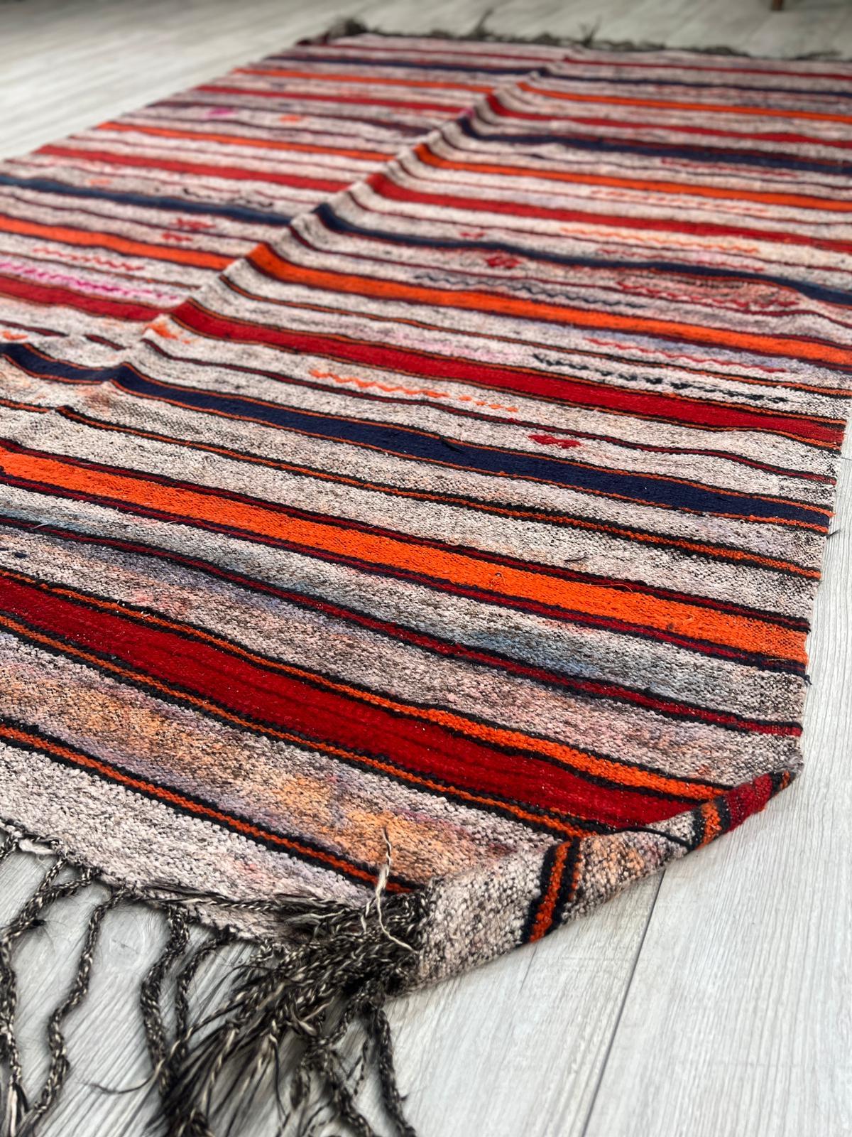 El Dokumasi Halı Kilim Yolluk Paspas Ölçü 227X150 Cm