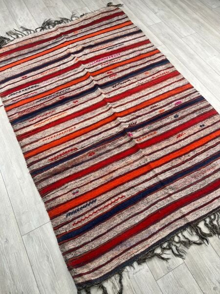 El Dokumasi Halı Kilim Yolluk Paspas Ölçü 227X150 Cm