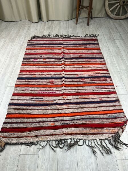 El Dokumasi Halı Kilim Yolluk Paspas Ölçü 227X150 Cm
