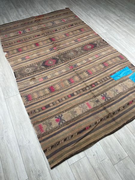 El Dokumasi Halı Kilim Yolluk Paspas Ölçü 280X170 Cm