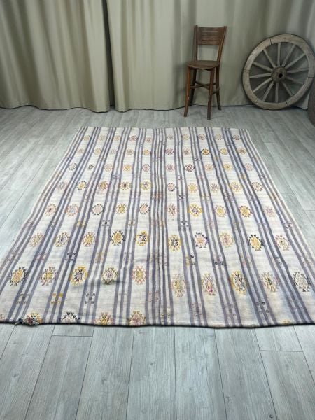 El Dokumasi Halı Kilim Yolluk Paspas Ölçü 254X193 Cm