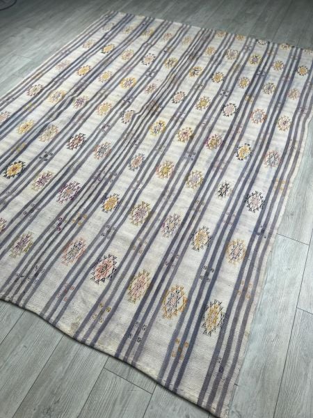El Dokumasi Halı Kilim Yolluk Paspas Ölçü 254X193 Cm