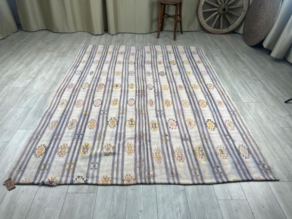 El Dokumasi Halı Kilim Yolluk Paspas Ölçü 254X193 Cm