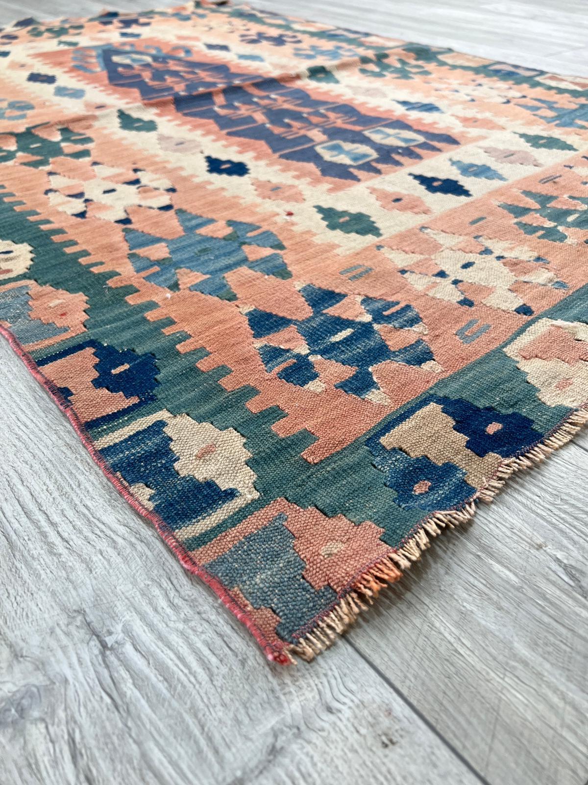 El Dokumasi Halı Kilim Yolluk Paspas Ölçü 156X105 Cm