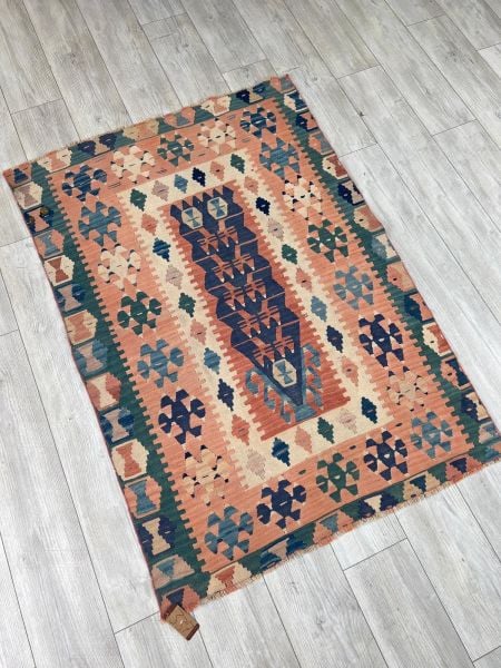 El Dokumasi Halı Kilim Yolluk Paspas Ölçü 156X105 Cm
