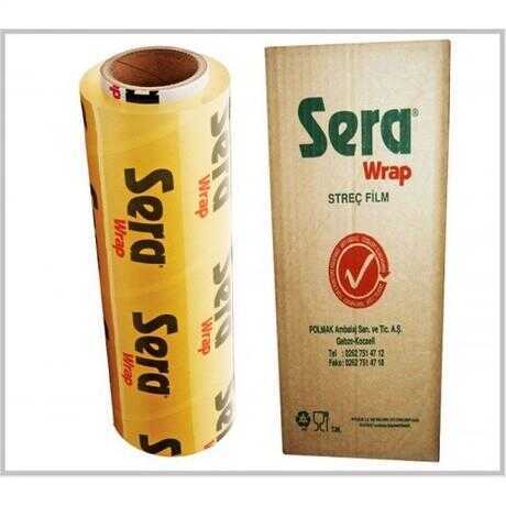Streç Film 45X1500 Metre Sera Wrap 8 Mikron Sera 1 Adet