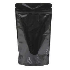 11X18,5 Cm Siyah 100 Adet Kilitli Doypack Torba 100 Gr /62/