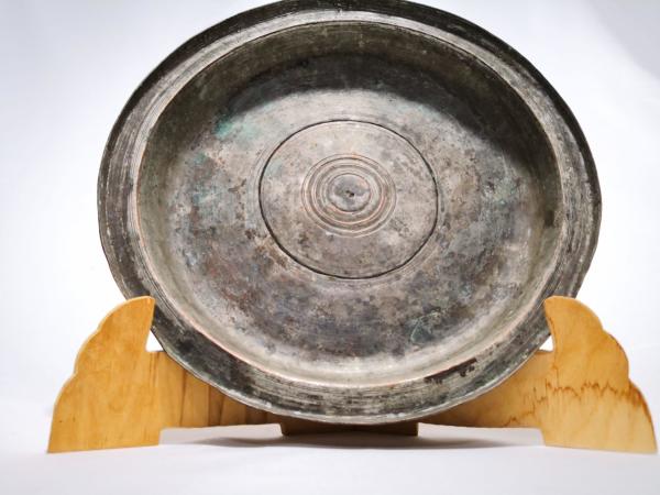 Ermeni Usta İşi Osmanlı Bakır Tabak Aoa Ölçü 31Cm Çapi