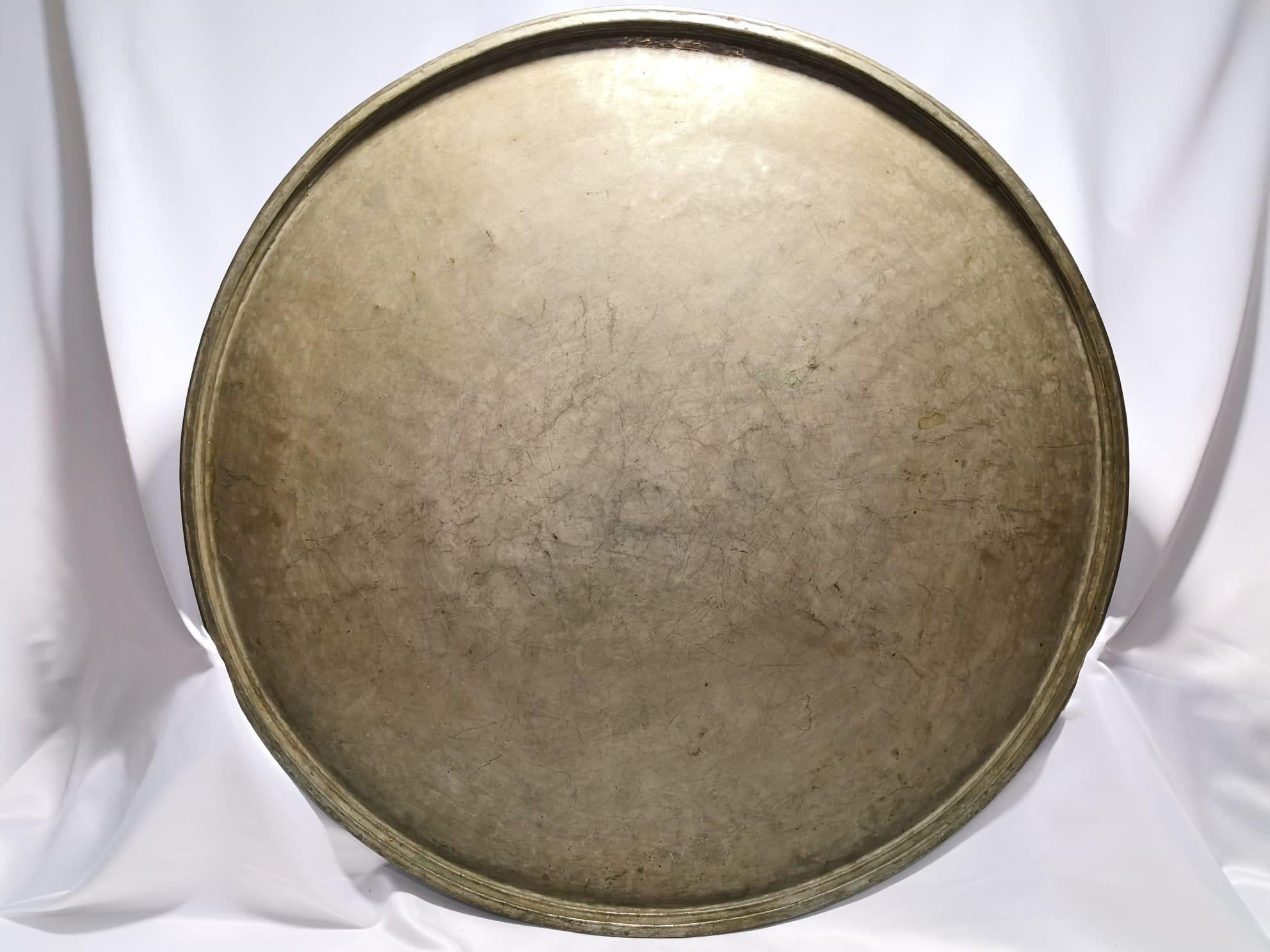 Eskilerden Dövme Bakır Sini Aoa Ölçü 94Cm Çapi