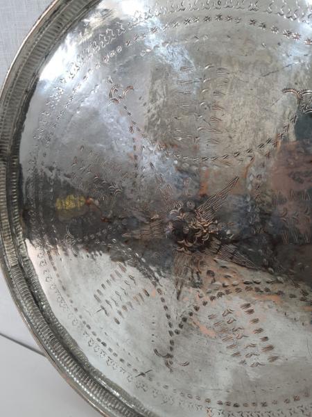 Dövme Bakır Sini Aoa Ölçü 55Cm Çapi