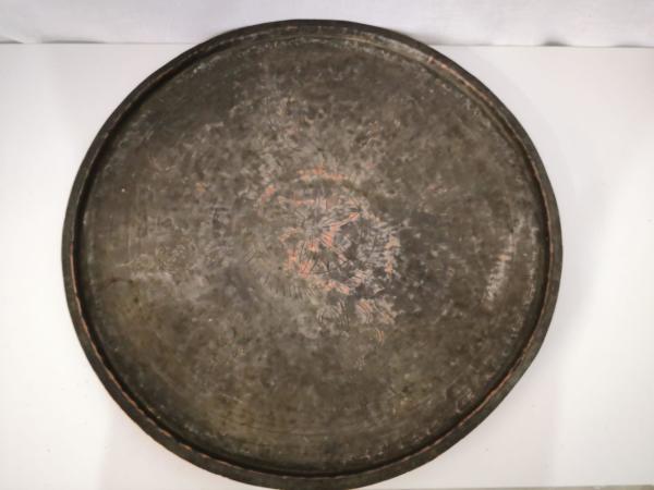 Dövme Bakır Sini Aoa Ölçü 62Cm Çapi