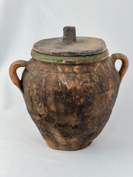 Antika Toprak Güveç Küp Bakraç Ölçü 30X24 Cm H 29 Cm