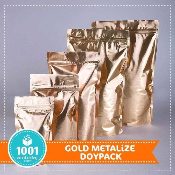 11X18,5 Cm Gold Renk Doypack Torba /21/