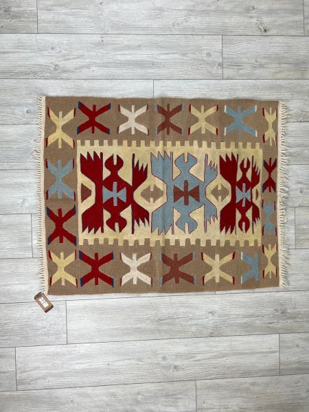 El Dokumasi Halı Kilim Yolluk Paspas Ölçü 110X89 Cm