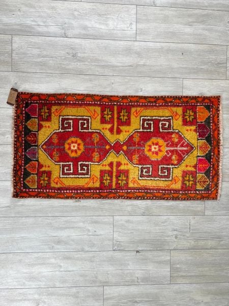 El Dokumasi Halı Kilim Yolluk Paspas Ölçü 117X58 Cm