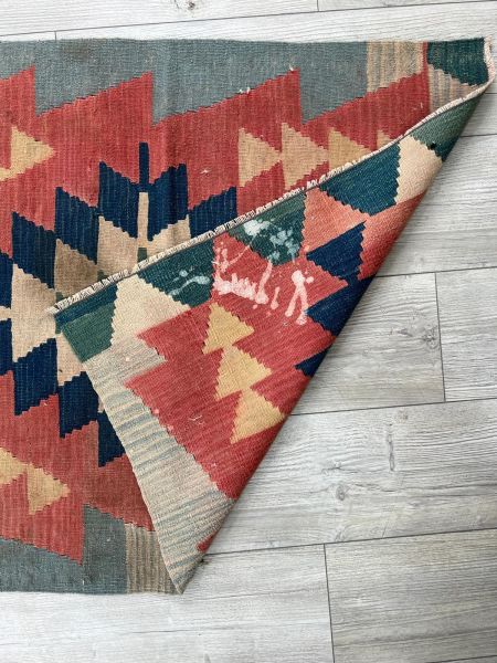 El Dokumasi Halı Kilim Yolluk Paspas Ölçü 106X81 Cm