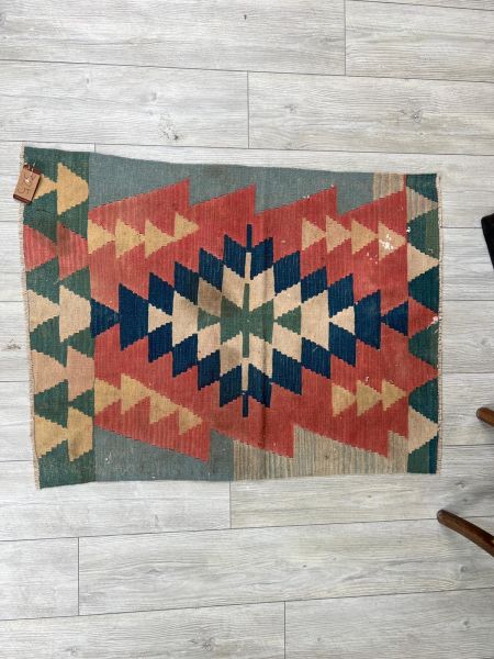 El Dokumasi Halı Kilim Yolluk Paspas Ölçü 106X81 Cm