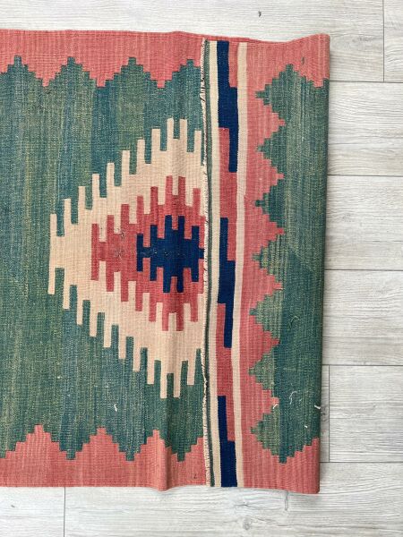 El Dokumasi Halı Kilim Yolluk Paspas Ölçü 113X92 Cm