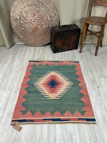 El Dokumasi Halı Kilim Yolluk Paspas Ölçü 113X92 Cm