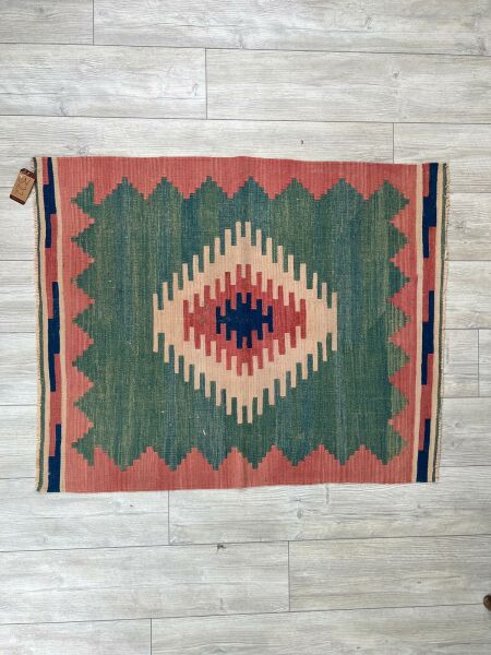 El Dokumasi Halı Kilim Yolluk Paspas Ölçü 113X92 Cm