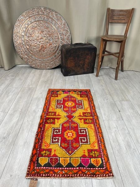 El Dokumasi Halı Kilim Yolluk Paspas Ölçü 117X58 Cm