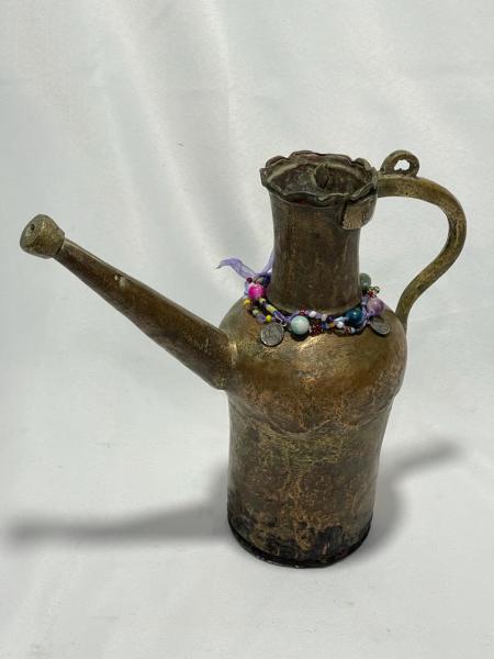 Siirt El Dövme Bakır İbrik Aoa Ölçü 29X30Cm
