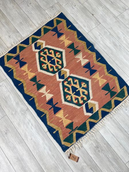 El Dokumasi Halı Kilim Yolluk Paspas Ölçü 122X89 Cm