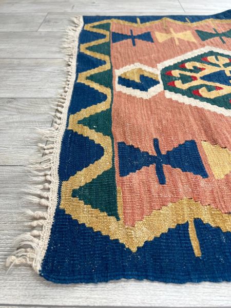El Dokumasi Halı Kilim Yolluk Paspas Ölçü 122X89 Cm