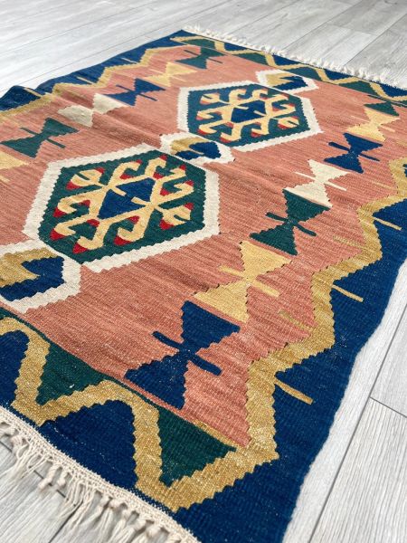 El Dokumasi Halı Kilim Yolluk Paspas Ölçü 122X89 Cm