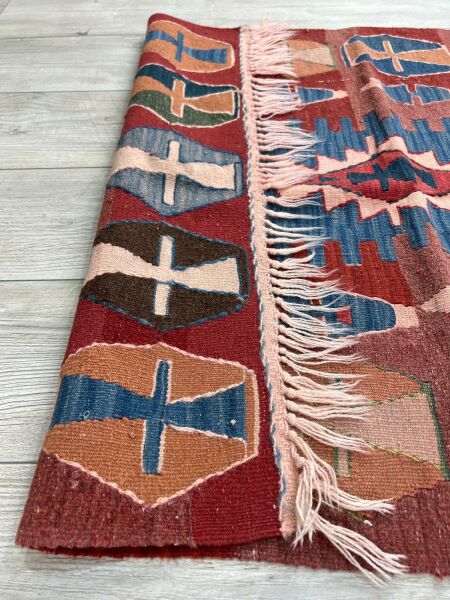 El Dokumasi Halı Kilim Yolluk Paspas Ölçü 115X87 Cm
