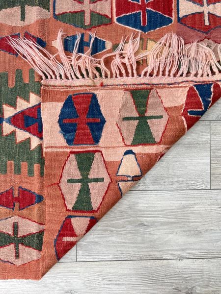 El Dokumasi Halı Kilim Yolluk Paspas Ölçü 114X86 Cm