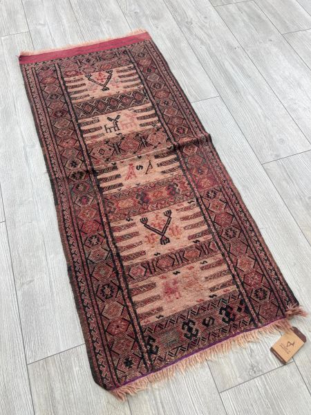 El Dokumasi Halı Kilim Yolluk Paspas Ölçü 110X52 Cm