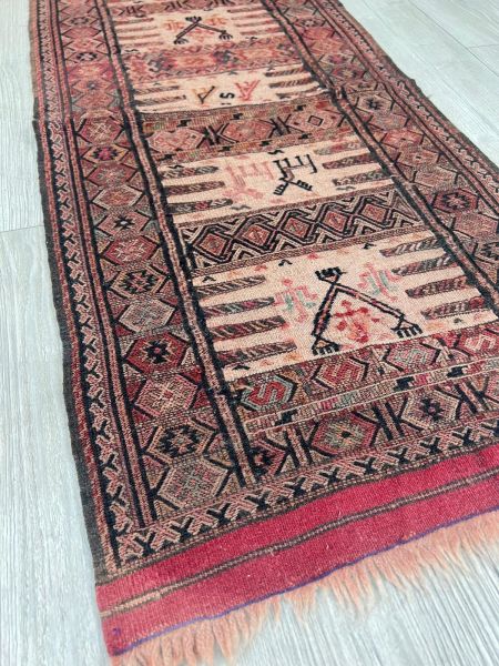 El Dokumasi Halı Kilim Yolluk Paspas Ölçü 110X52 Cm